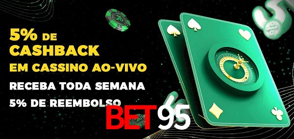 Promoções do cassino ao Vivo bet95